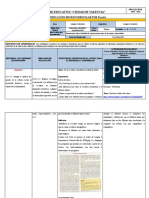 Planificación microcurricular Lengua y Literatura noveno grado