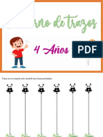 Cuaderno de Trazos para Preescolar de 4 Años