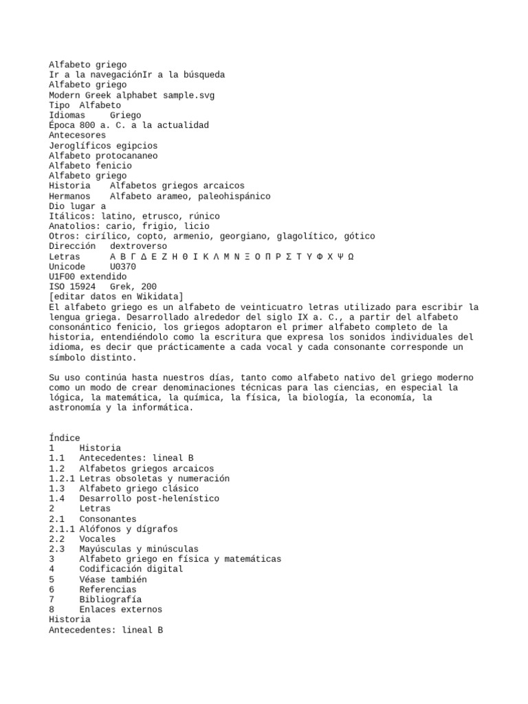 Φ - Wikipedia, la enciclopedia libre | PDF | Colación | Grafemas, image size:768x1024