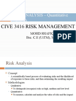 Chapter 4 - Risk Analysis (Quantitative Assesment)