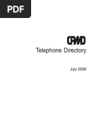 Telephone Directory July 2008