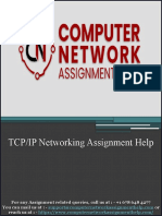 TCP and IP Networking Assignment Help
