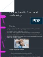 Global Health, Food and Well-Being