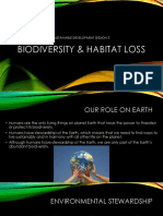 Biodiversity and Habitat Loss