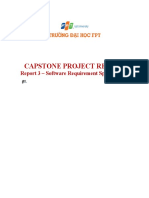 CAPSTONE PROJECT REPORT - Software Requirement Specification