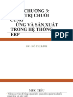 Chuong 3 Quan tri chuoi cung ung va san xuat trong ERP đã chuyển đổi