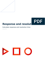 Calculate Response and Resolution Time