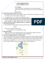 Electrostatics: +2 Physics - Study Material - Unit 1