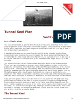 Plano de Quilla de Túnel