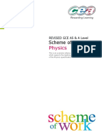 Revised Gce As A Level Scheme of Work Physics