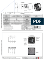 B-B Section View: Fan Dimensions