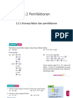 2.2 Konsep Pemfaktoran Ting 2