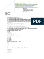 Soal Hematologi XI TLM