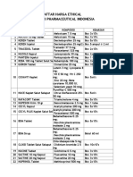 Daftar Harga Ethical PT Nulab Pharmaceutical Indonesia