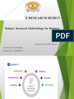 Descriptive Research Design
