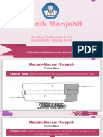 M4 KB 2 Teknik Menjahit - Teknologi Menjahit