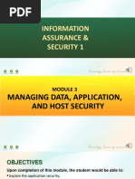 Module 3 - Managing Data, Application, and Host Security New-Merged