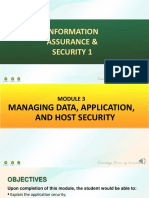 Manage Data, App & Host Security