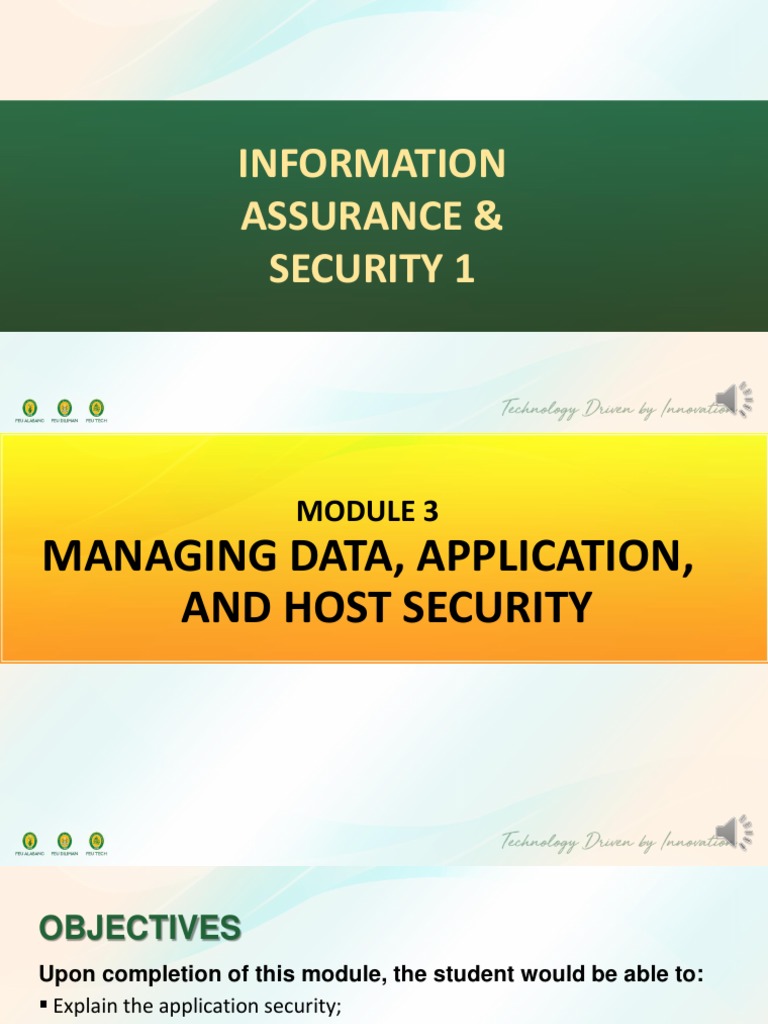 Managing Data and Host Security | PDF | Internet & Web | World Wide Web