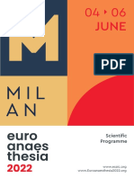 Euroanaesthesia 2022 Full Programme - DBD May22