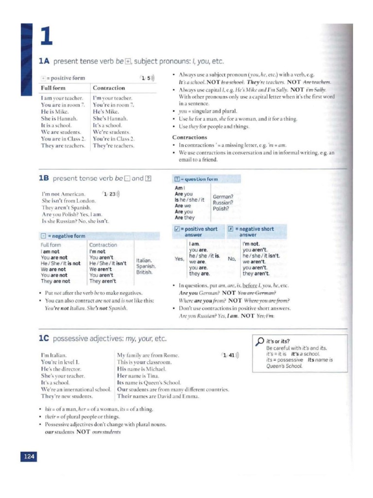 English File Elementary SB GRAMMAR | PDF