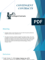Contingent Contracts