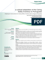 Adaptação do Caring Ability Inventory para português