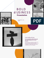 Bold Colorful Business Presentation