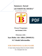 Summary Jurnal Elektronika Dasar