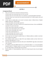 Combinatorics Assignment