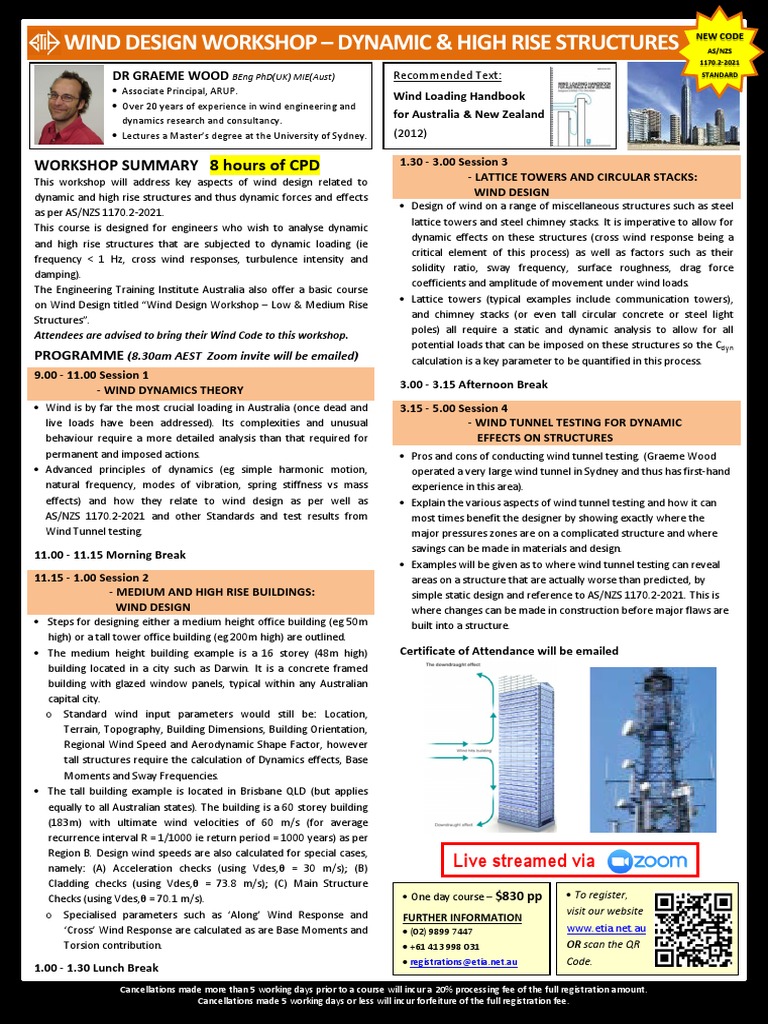 Wind Design Workshop for Engineers | PDF | Wind Tunnel | Wound