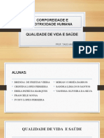 Qualidade de Vida, Corporeidade e Motricidade Humana