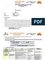 Planificación anual EF Ciclo VI 2022