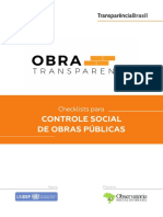 Transparência Brasil. Obra Transparente. Controle Social. Checklist