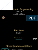 Pythonlearn 04 Functions