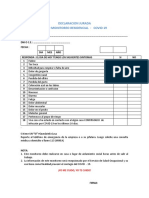 Declaracion Jurada Monitoreo