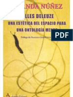 Gilles Deleuze Una Estetica Del Espacio