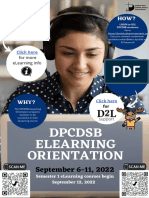 Elearning Orientation Poster 2022