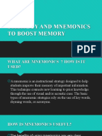 Strategy and Mnemonics To Boost Memory
