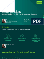 Demo Session Veeam Backup For Microsoft Azure Deployment (PRESIMBO04)