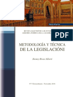 Metodologia y Tecnica de Legislacion en VENEZUELA