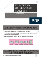 Pertumbuhan Mikroorganisme (Bakteri)