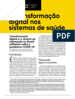 Transformação digital e telessaúde na pandemia