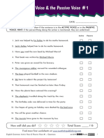 Free English Worksheet Grammar Active Passive Exercise Answers 01 STP Books
