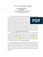 Artikel Analisa Tax Treaty Indonesia - Belanda 