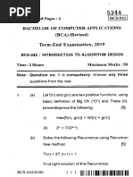 (Revised) Term-End Examination, 2019: No. of Printed Pages: 4 BCS-042