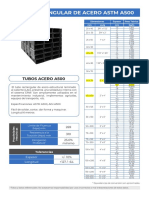 Tubos rectangulares de acero ASTM A500