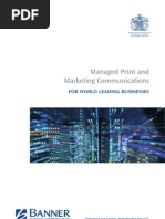 Download Banner Managed Communication - Corporate Overview Brochure June 2011 by Banner Managed Communication SN57932620 doc pdf