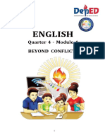 English: Quarter 4 - Module 4 Beyond Conflicts