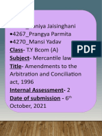 India's Arbitration and Conciliation (Amendment) Act, 1996 Explained